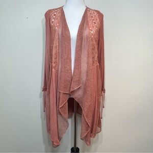 PRETTY ANGEL Open Boho Cardigan Duster